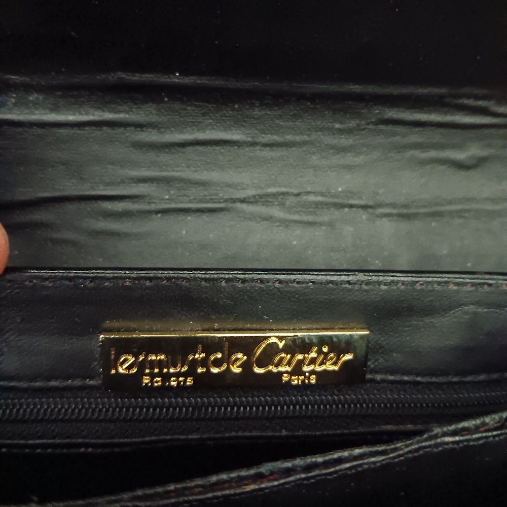 Cartier Vintage Black Shoulder Bag - Picture 4 of 4